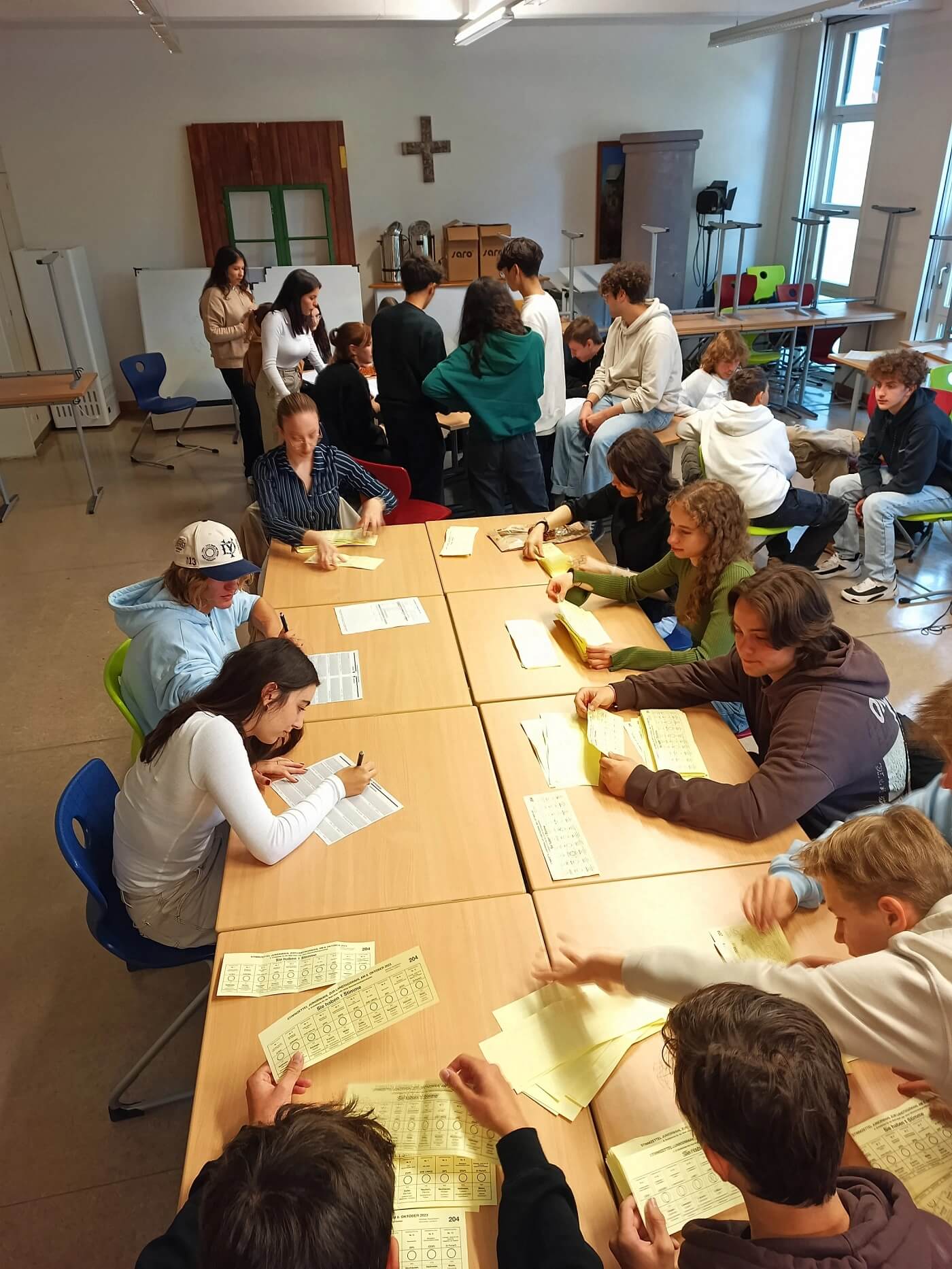 Juniorwahl am Gymnasium zur Landtagswahl in Bayern