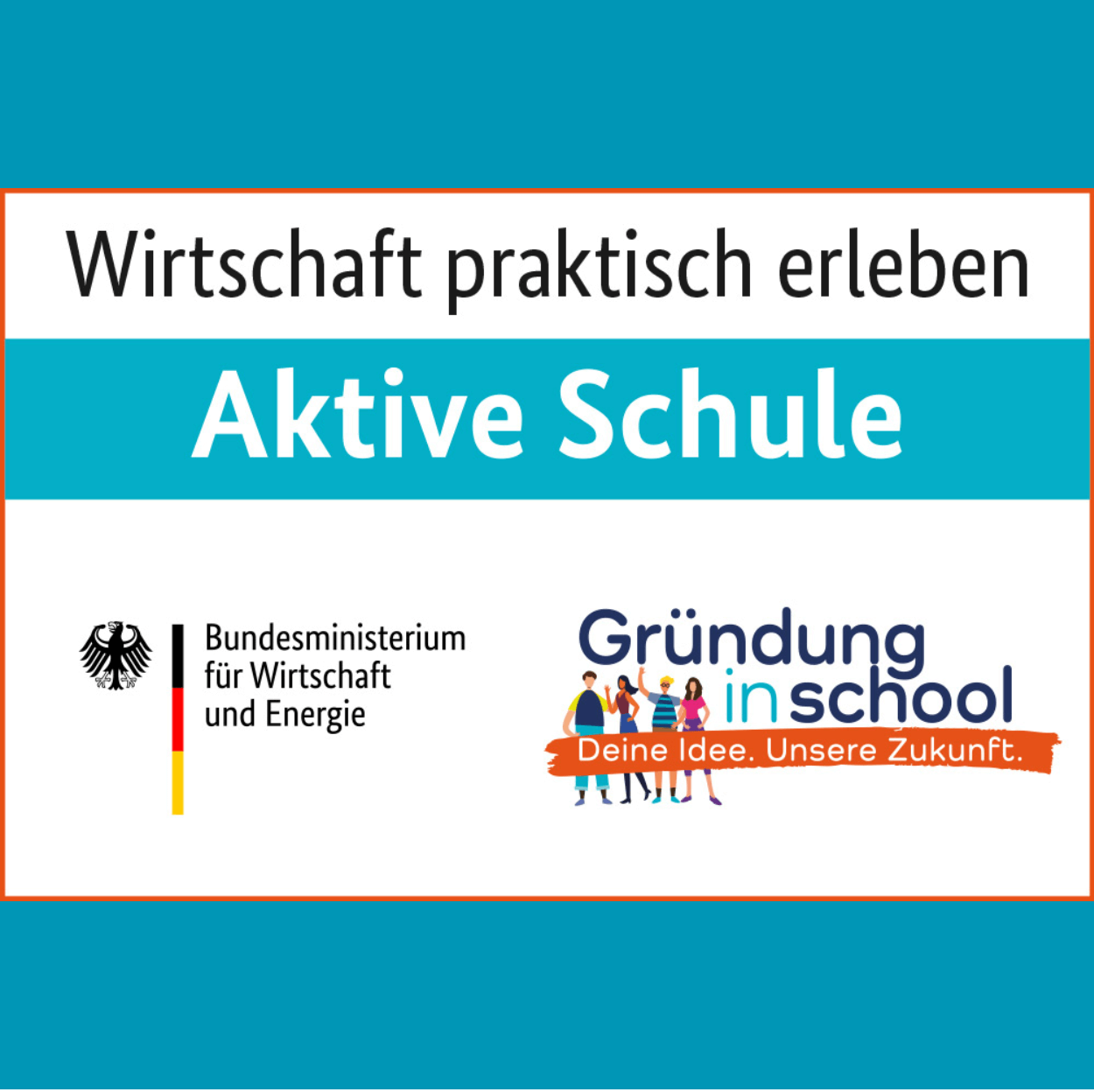 Wir freuen uns über den Erhalt des Emblems „Wirtschaft praktisch erleben – Aktive Schule“